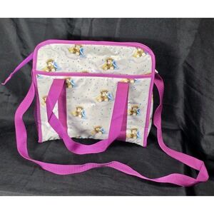 Vintage 1996 Ross Pediatrics Similac Formula Cooler Diaper Bag Teddy Bear Purple